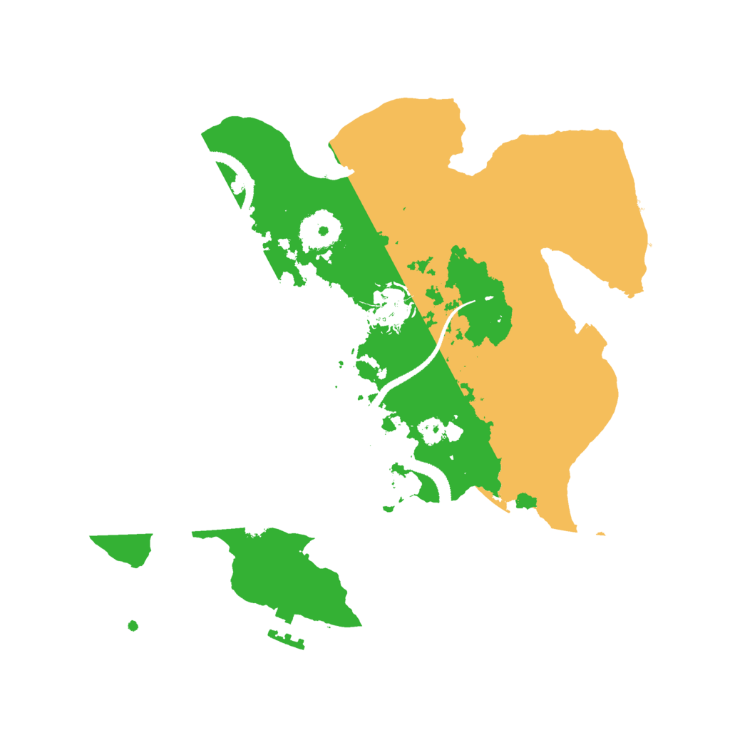 Biome Rust Map: Procedural Map, Size: 2850, Seed: 1303597276