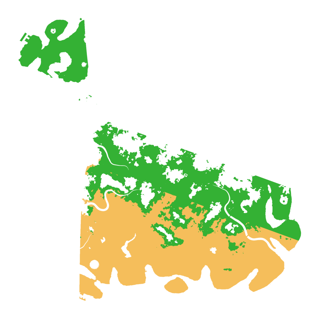 Biome Rust Map: Procedural Map, Size: 6000, Seed: 49387