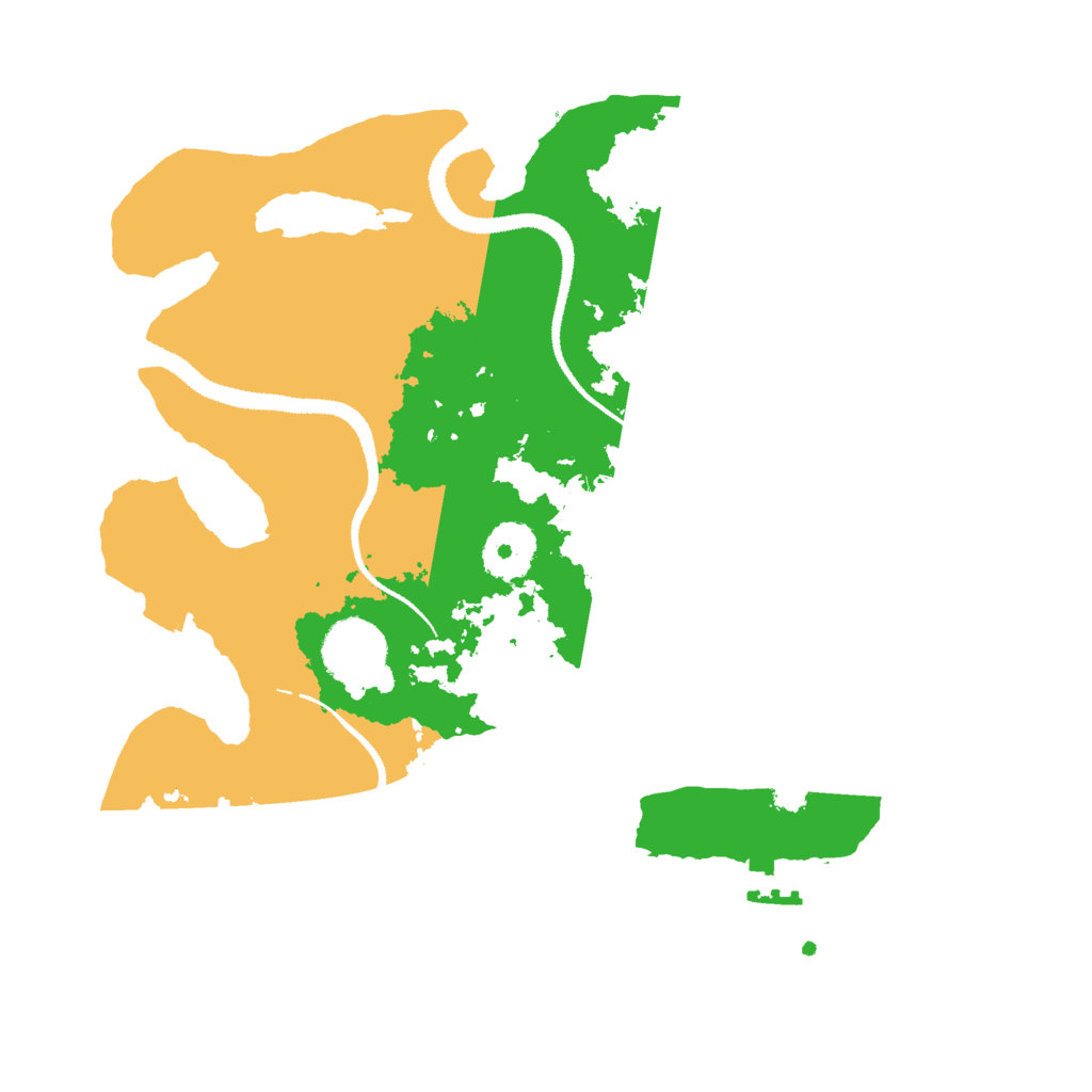 Biome Rust Map: Procedural Map, Size: 3000, Seed: 1055638296