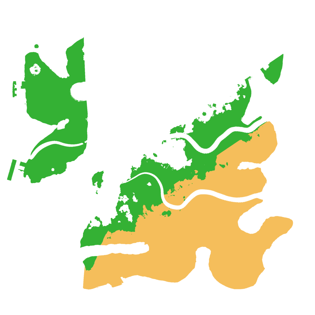 Biome Rust Map: Procedural Map, Size: 3000, Seed: 1320048279