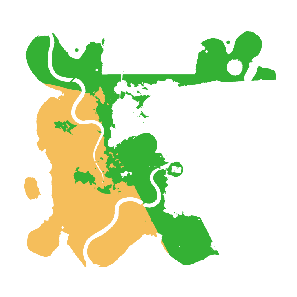 Biome Rust Map: Procedural Map, Size: 3300, Seed: 185876590