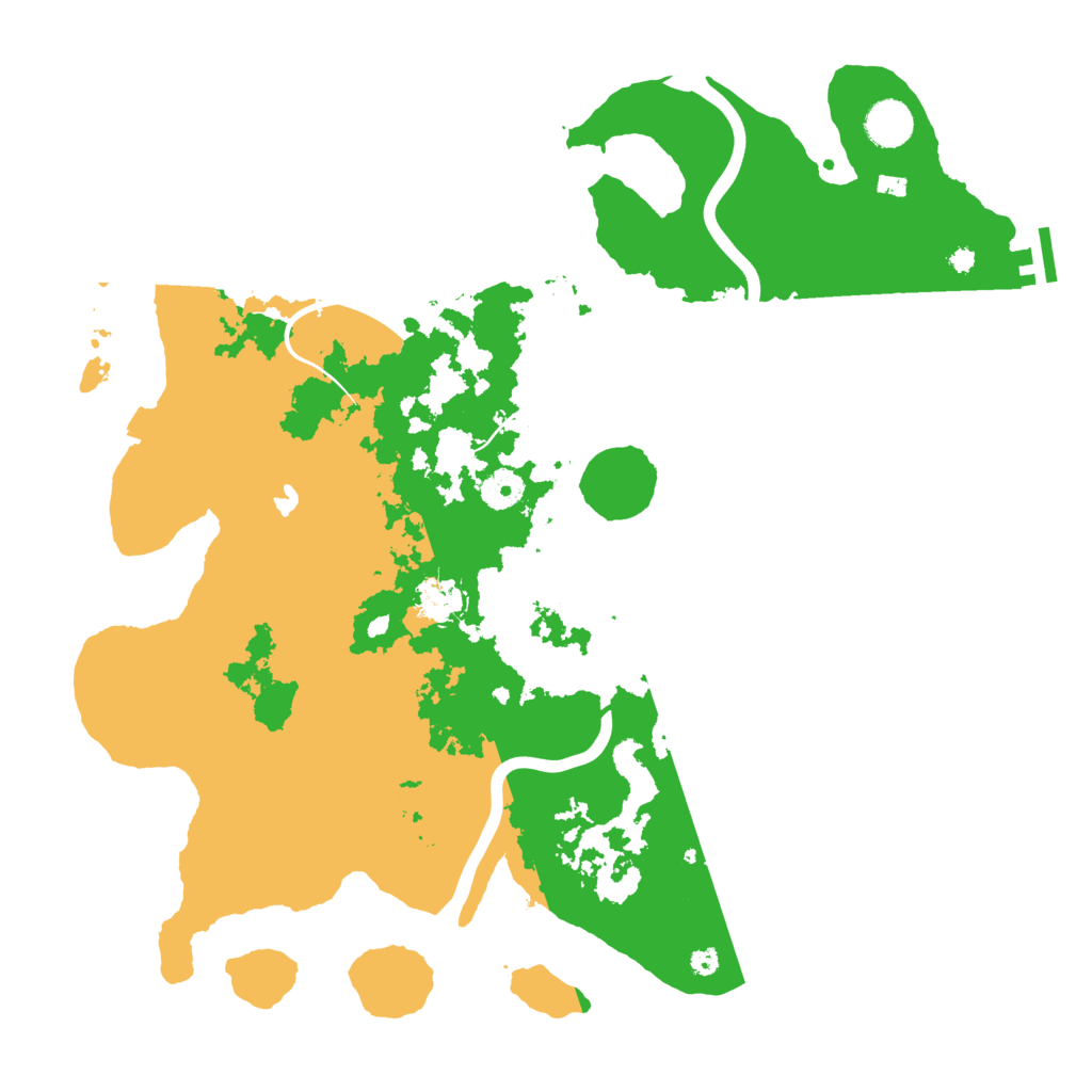 Biome Rust Map: Procedural Map, Size: 4000, Seed: 161119710