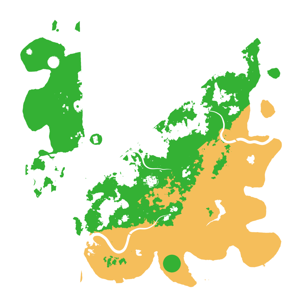 Biome Rust Map: Procedural Map, Size: 4500, Seed: 3213