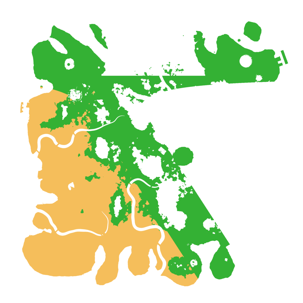 Biome Rust Map: Procedural Map, Size: 4300, Seed: 51924947
