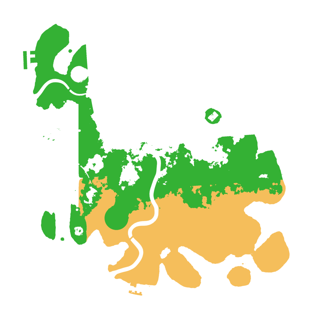 Biome Rust Map: Procedural Map, Size: 3500, Seed: 602286304