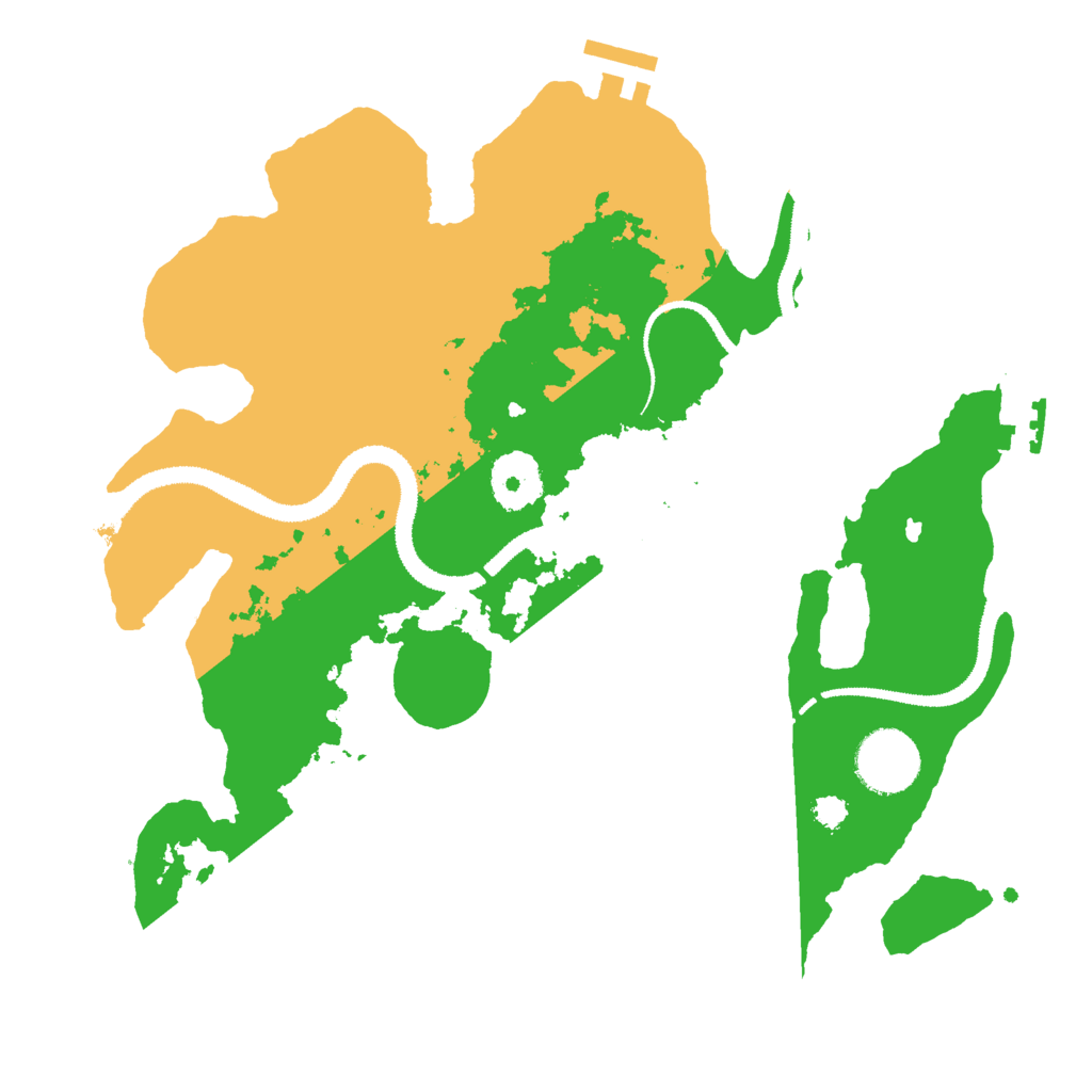 Biome Rust Map: Procedural Map, Size: 3000, Seed: 546784187