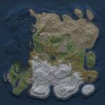 Thumbnail Rust Map: Procedural Map, Size: 3500, Seed: 31599, 13 Monuments