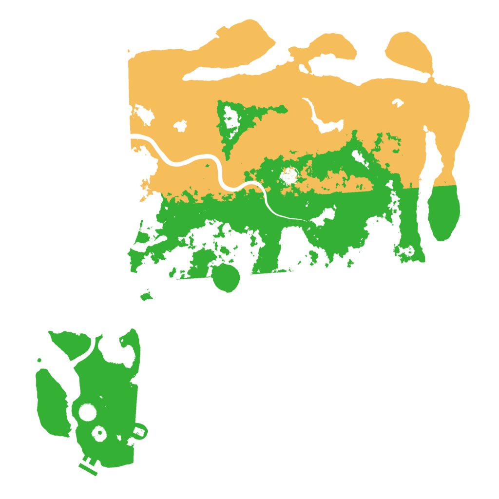 Biome Rust Map: Procedural Map, Size: 5000, Seed: 16769