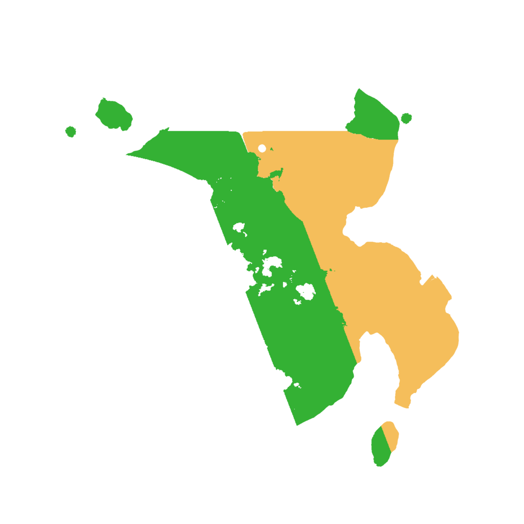 Biome Rust Map: Procedural Map, Size: 2000, Seed: 448566186