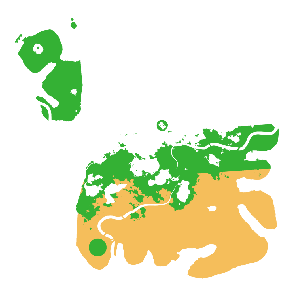 Biome Rust Map: Procedural Map, Size: 4400, Seed: 245136798