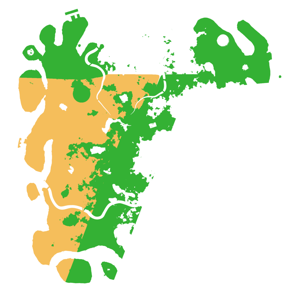 Biome Rust Map: Procedural Map, Size: 4500, Seed: 1230
