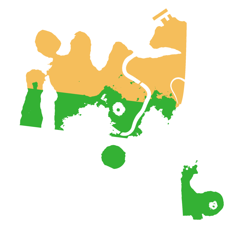 Biome Rust Map: Procedural Map, Size: 3000, Seed: 1956860554