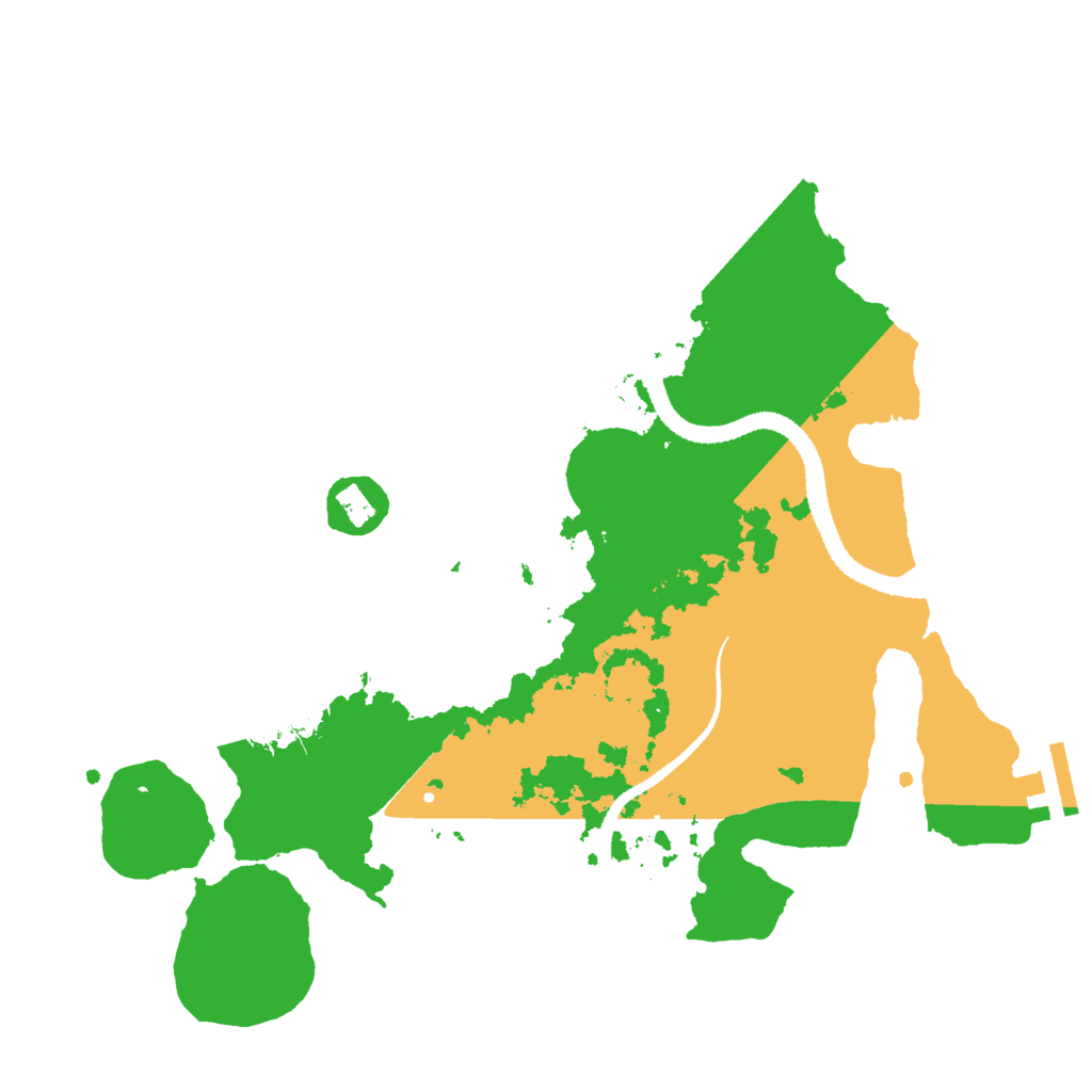Biome Rust Map: Procedural Map, Size: 3000, Seed: 2025208809