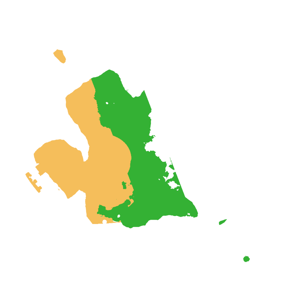 Biome Rust Map: Procedural Map, Size: 2000, Seed: 1810810394