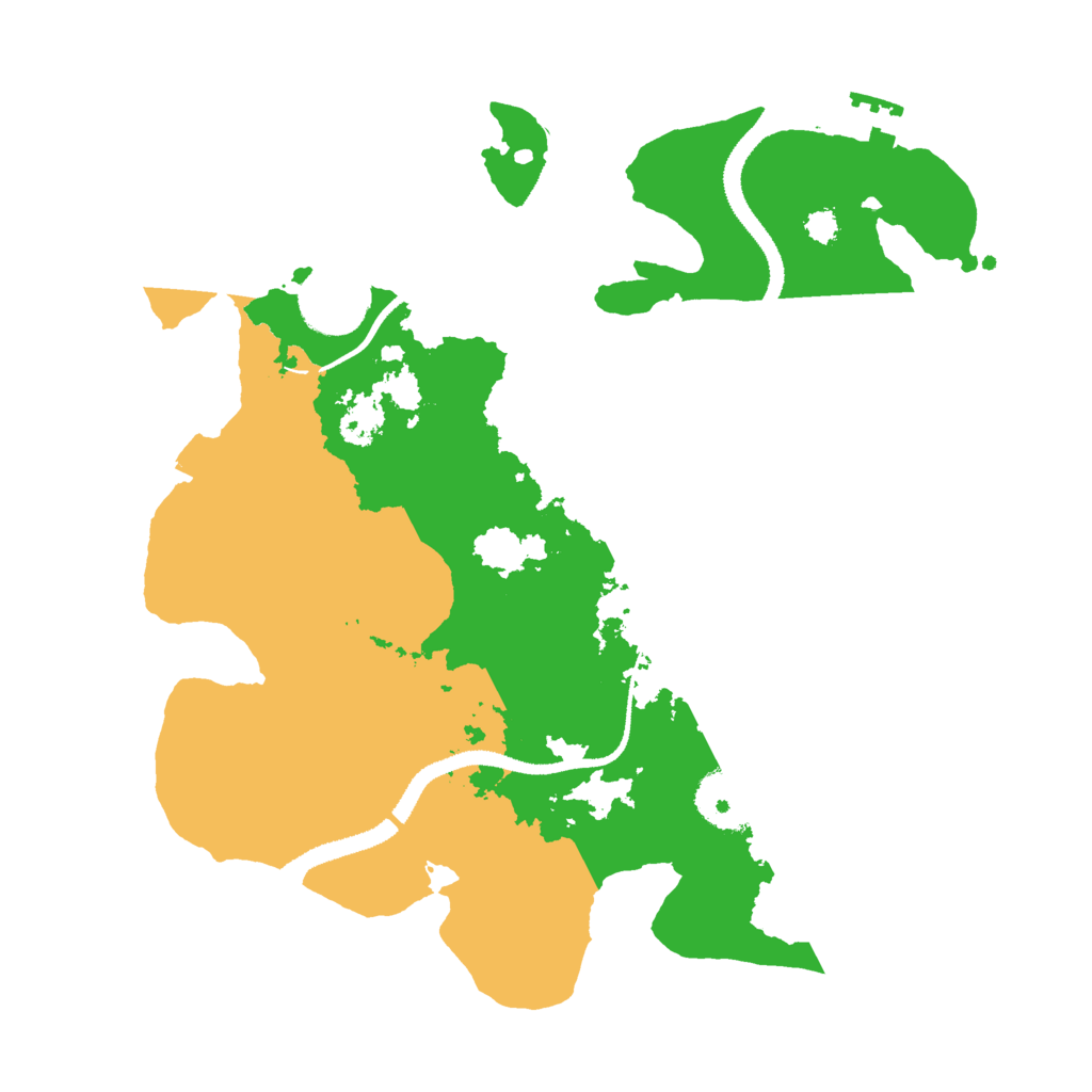 Biome Rust Map: Procedural Map, Size: 3000, Seed: 1440971173