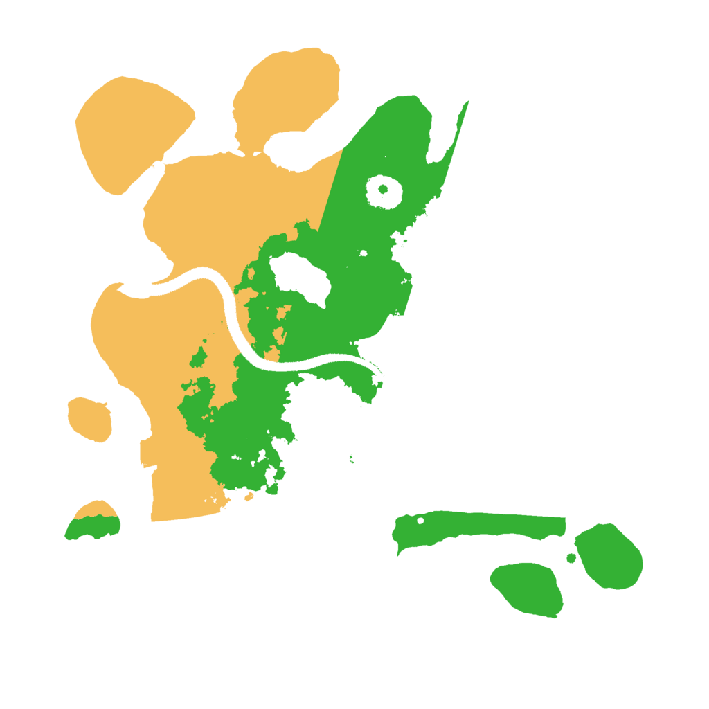 Biome Rust Map: Procedural Map, Size: 3000, Seed: 1249331640