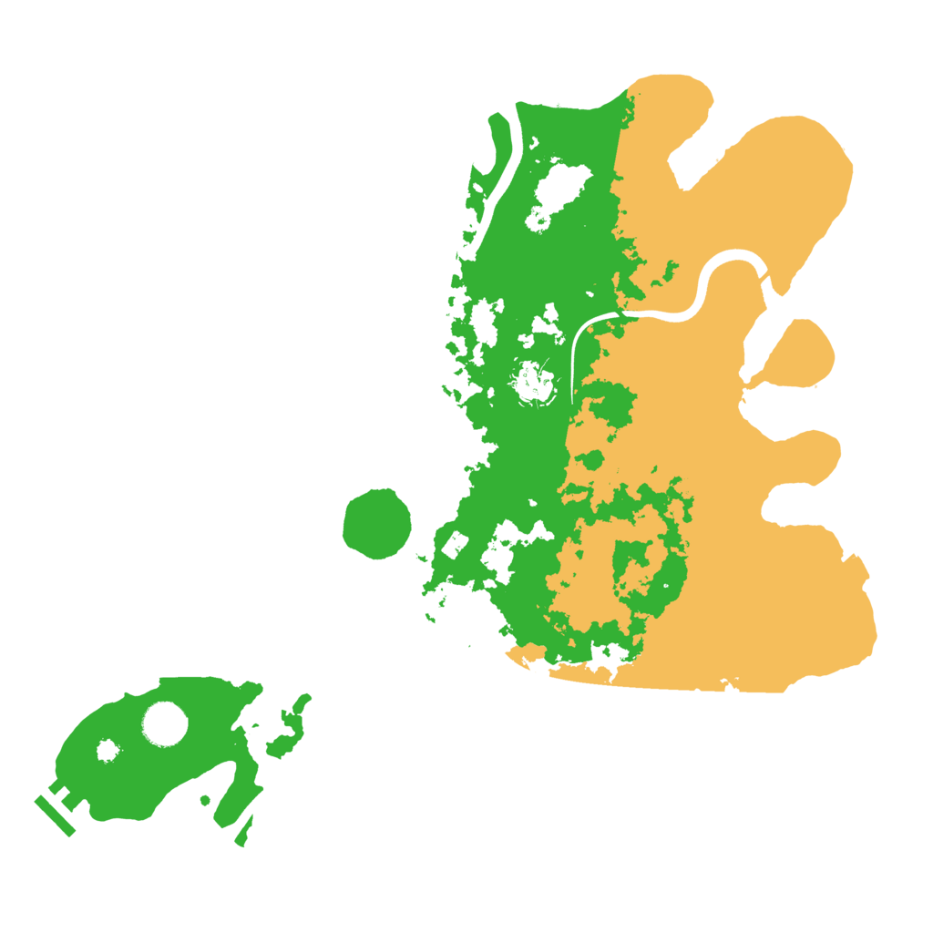Biome Rust Map: Procedural Map, Size: 3750, Seed: 54125452