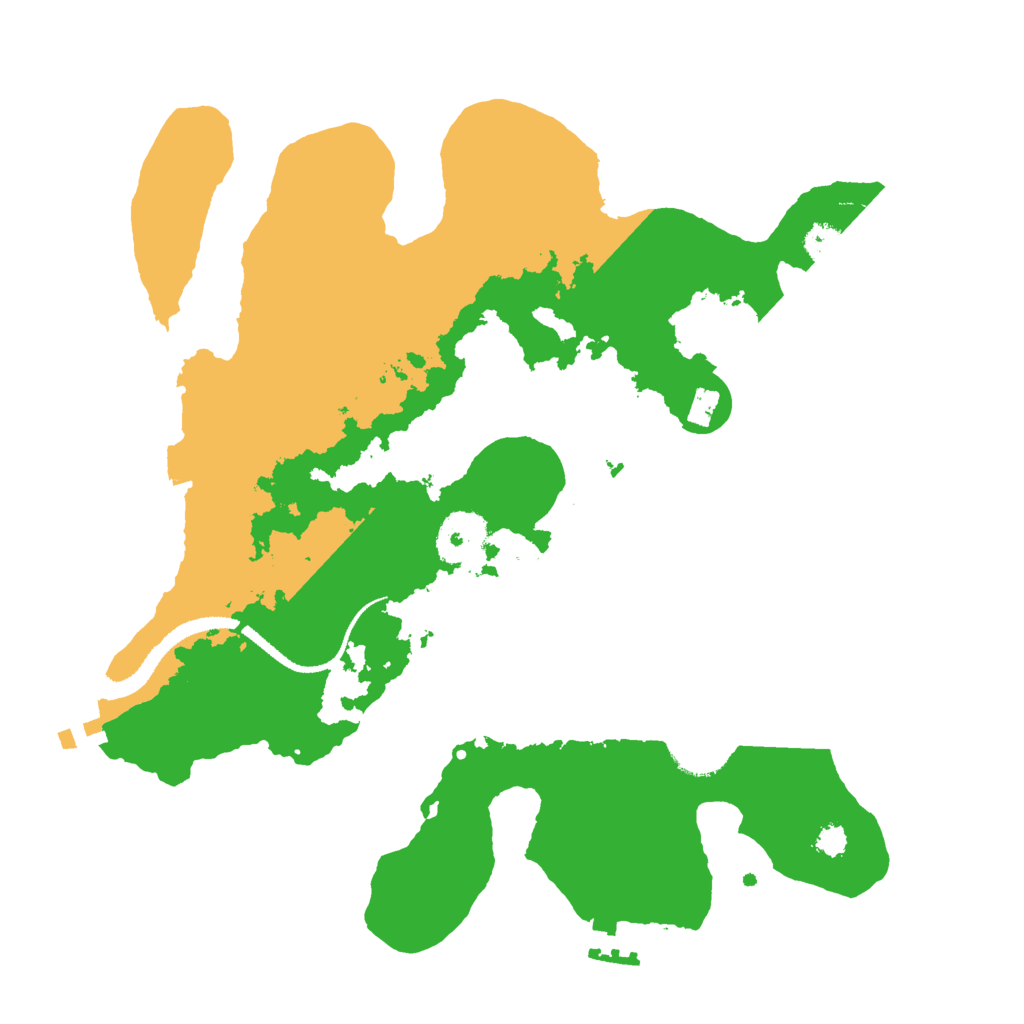 Biome Rust Map: Procedural Map, Size: 3000, Seed: 49849864