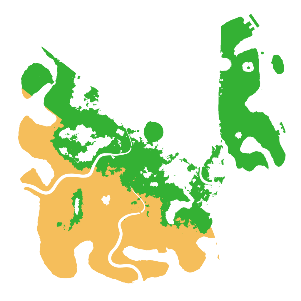 Biome Rust Map: Procedural Map, Size: 4100, Seed: 420696390