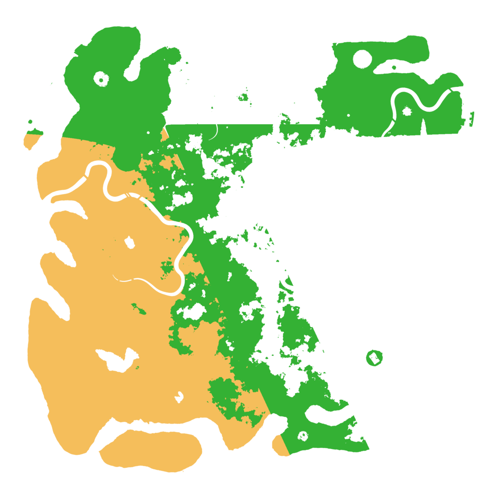 Biome Rust Map: Procedural Map, Size: 5000, Seed: 85337421