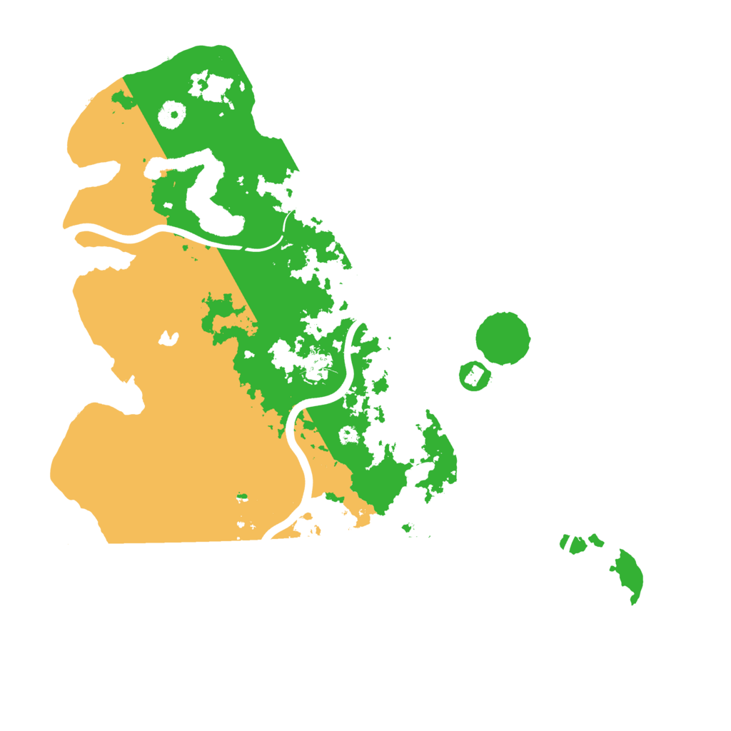 Biome Rust Map: Procedural Map, Size: 4000, Seed: 115968