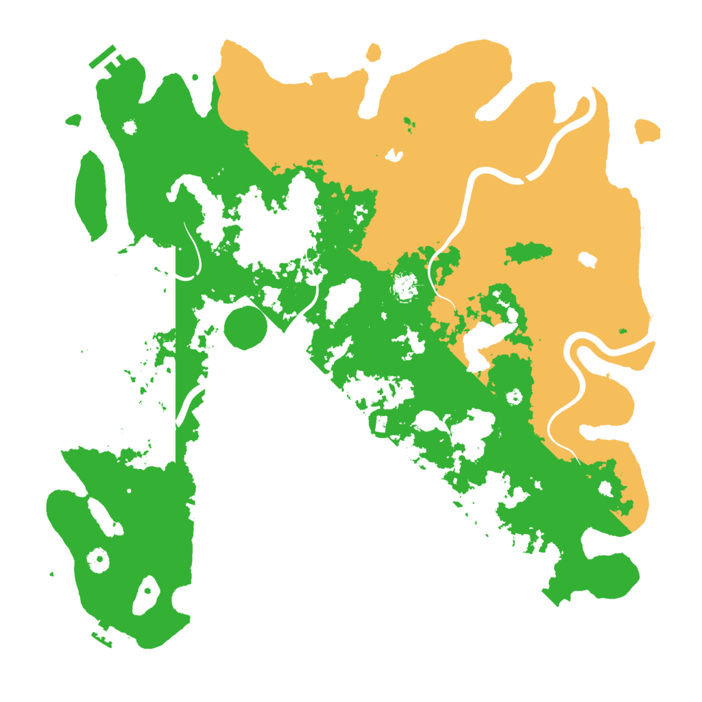 Biome Rust Map: Procedural Map, Size: 4500, Seed: 385090081