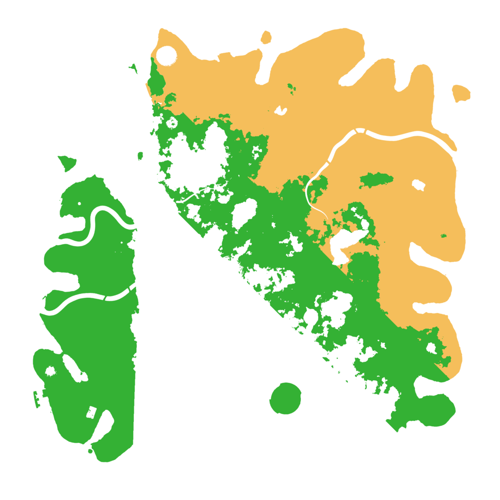 Biome Rust Map: Procedural Map, Size: 4500, Seed: 385090081