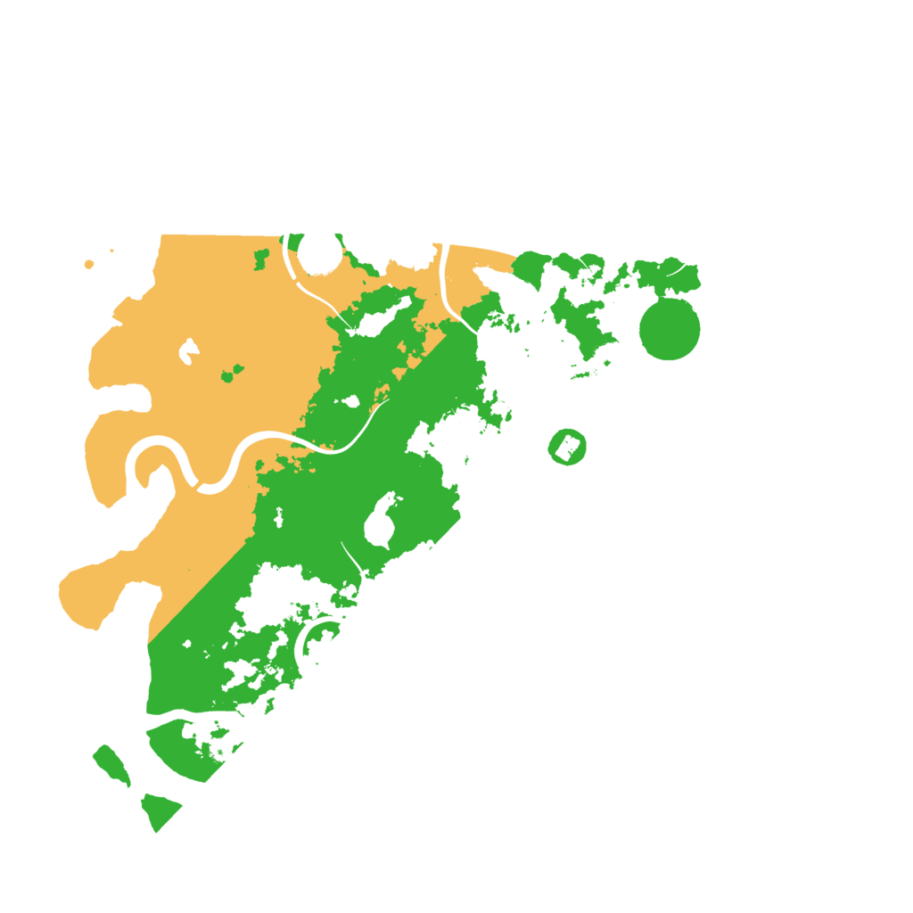 Biome Rust Map: Procedural Map, Size: 4000, Seed: 530782878