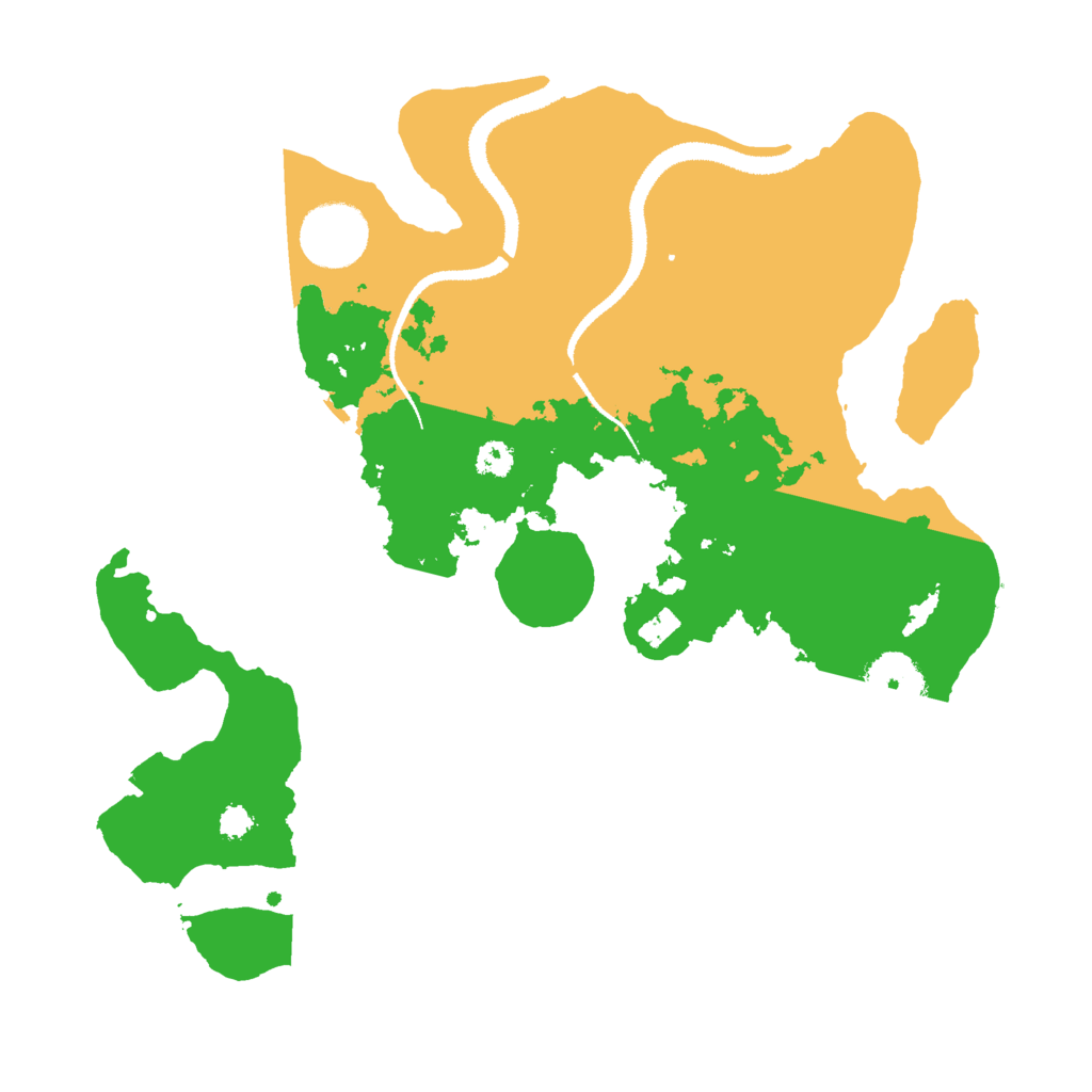 Biome Rust Map: Procedural Map, Size: 3000, Seed: 991950