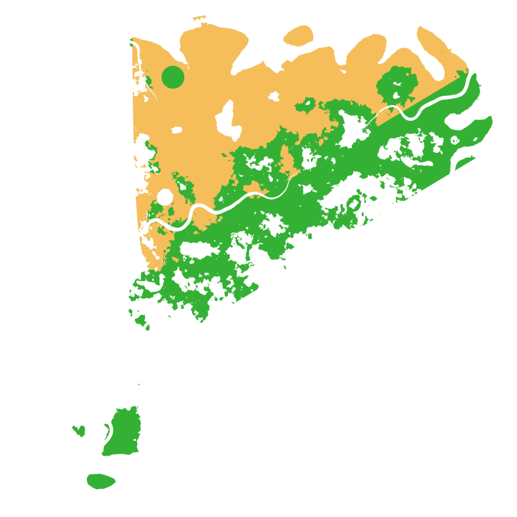 Biome Rust Map: Procedural Map, Size: 6000, Seed: 1496739893