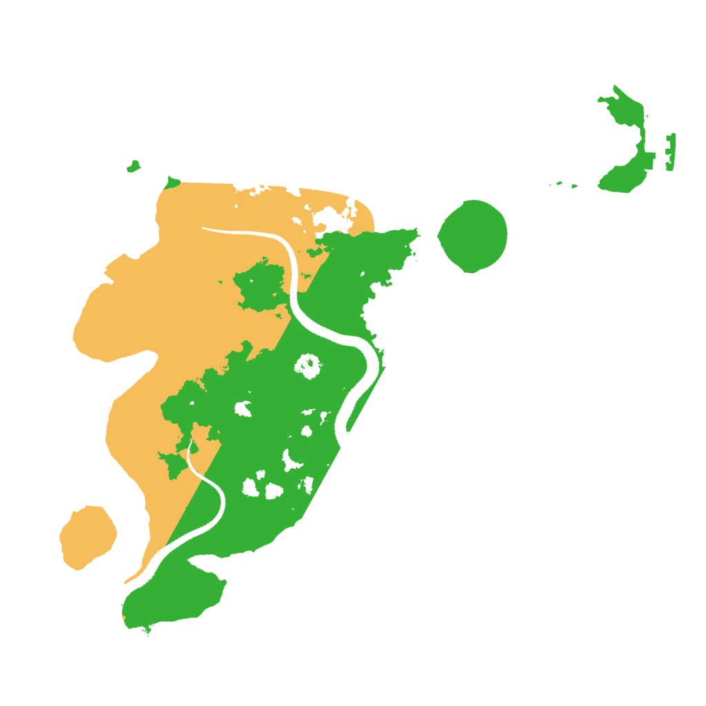 Biome Rust Map: Procedural Map, Size: 2850, Seed: 1776207