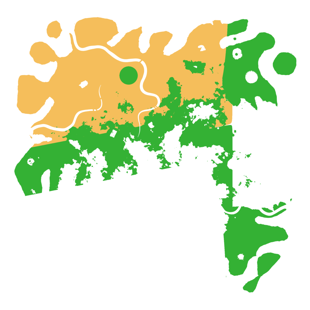 Biome Rust Map: Procedural Map, Size: 4500, Seed: 660284452