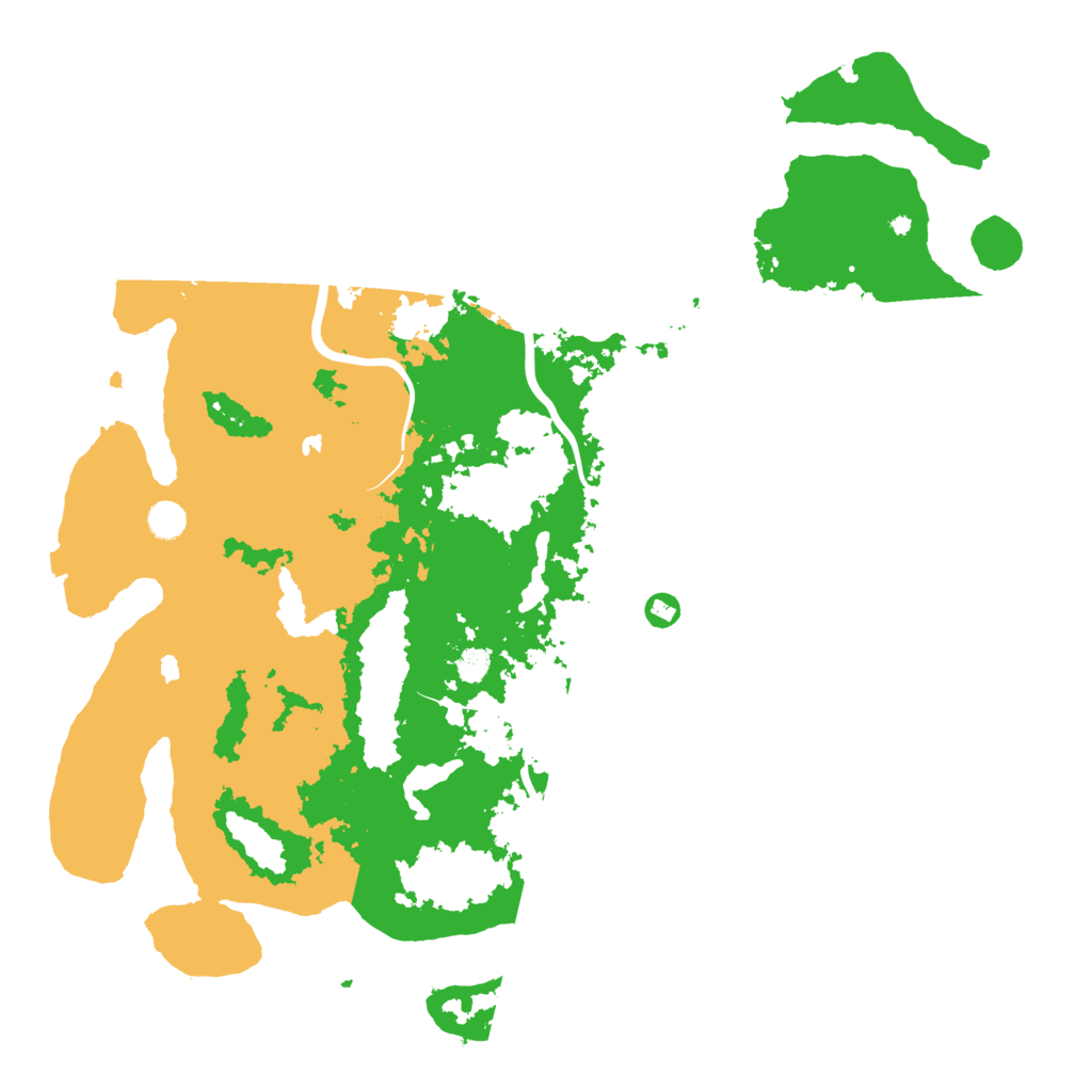 Biome Rust Map: Procedural Map, Size: 5000, Seed: 197364