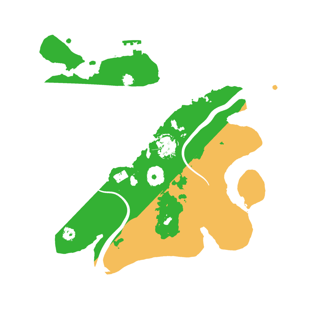 Biome Rust Map: Procedural Map, Size: 2500, Seed: 763059659