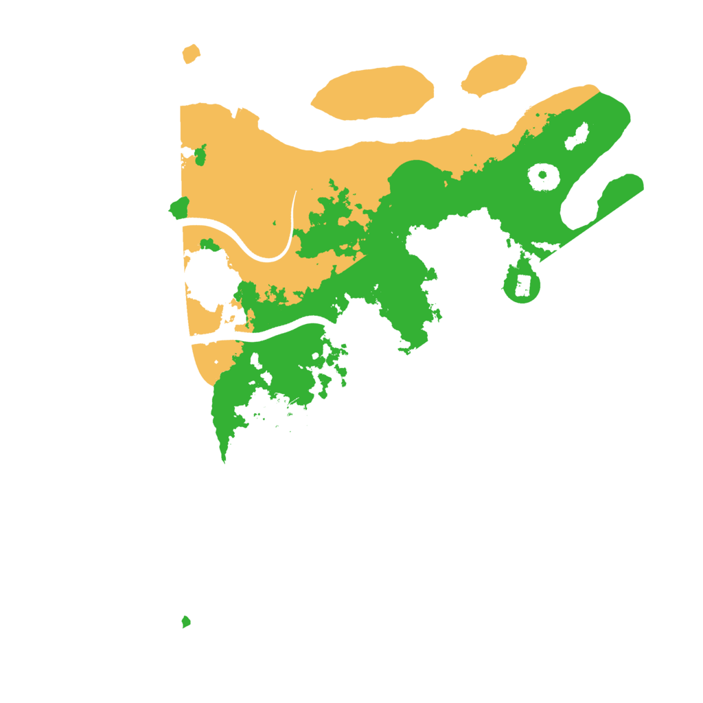Biome Rust Map: Procedural Map, Size: 3500, Seed: 432400809