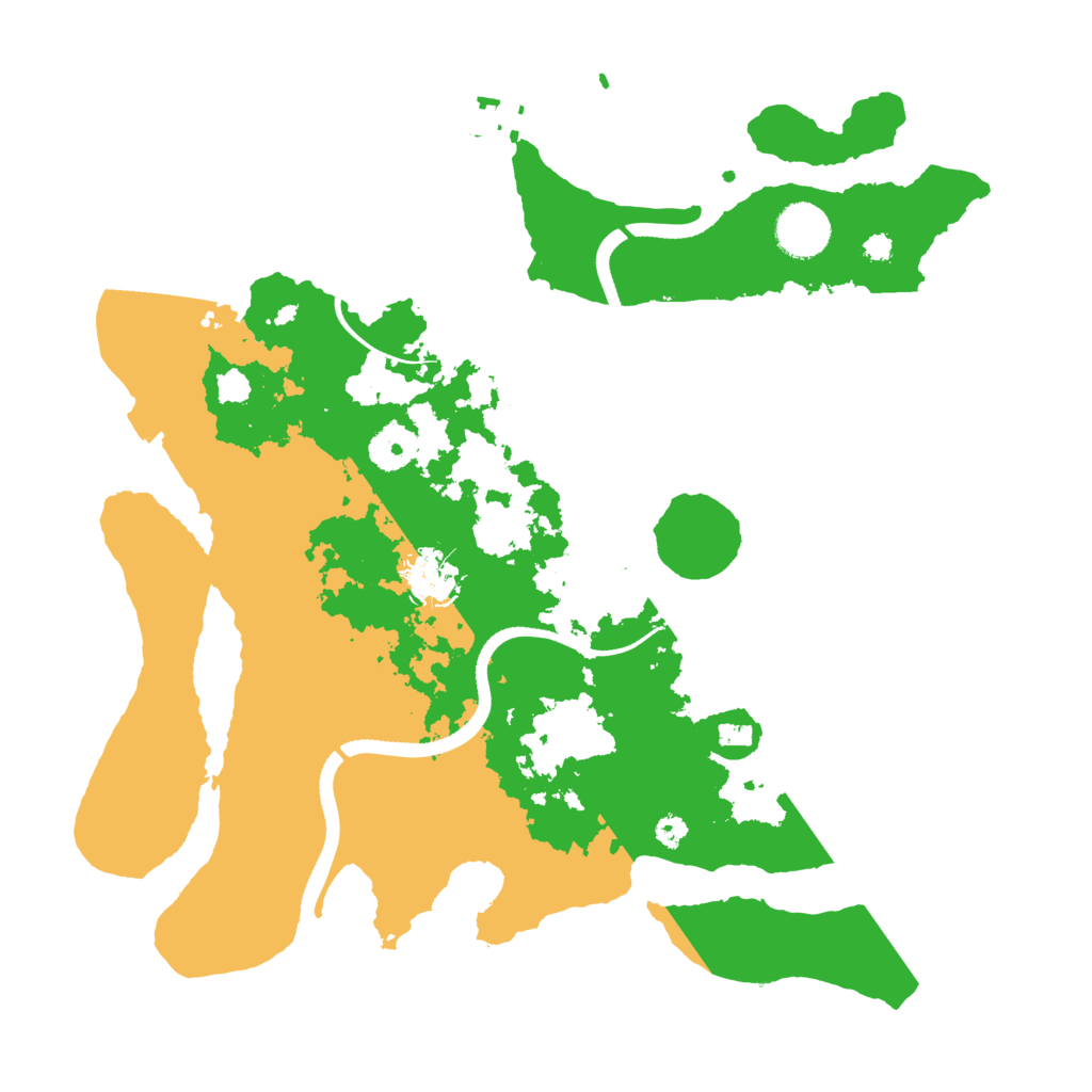 Biome Rust Map: Procedural Map, Size: 3500, Seed: 1590059804