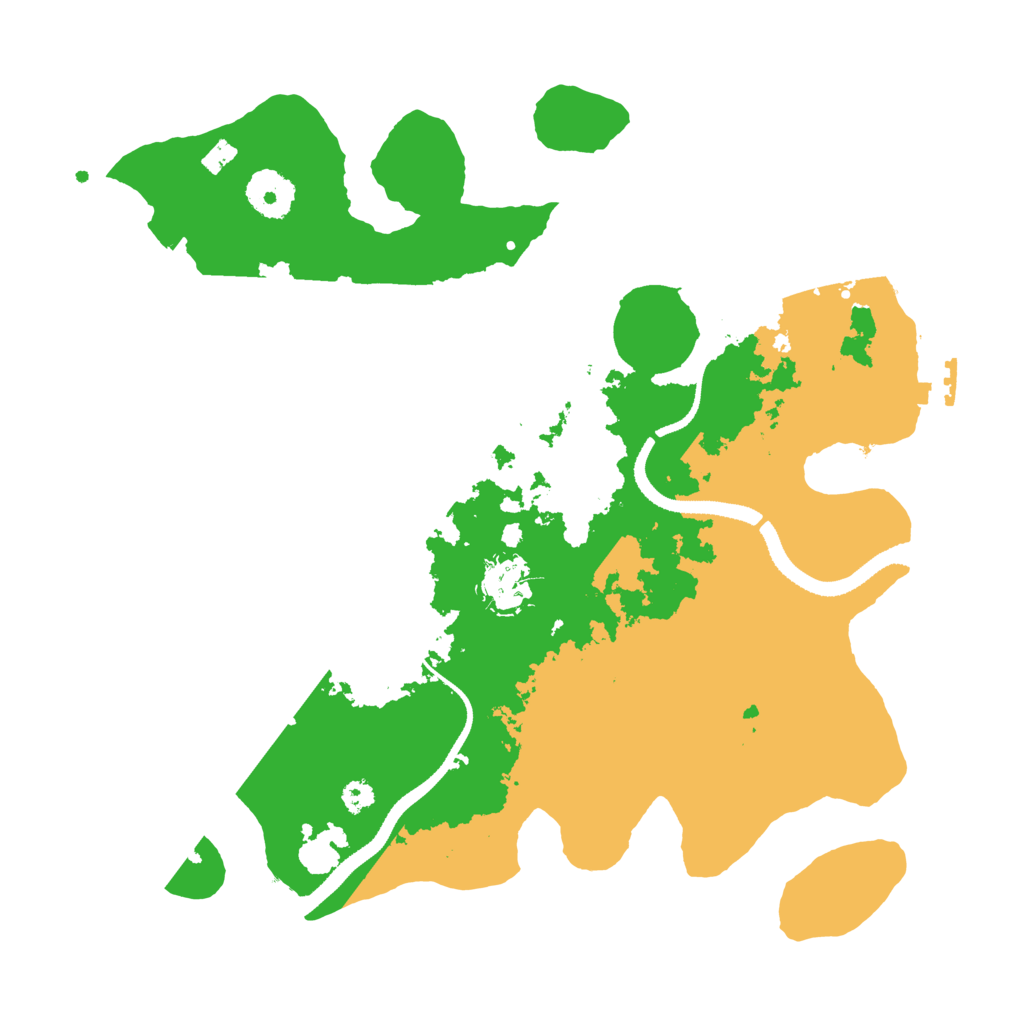 Biome Rust Map: Procedural Map, Size: 3250, Seed: 258345910