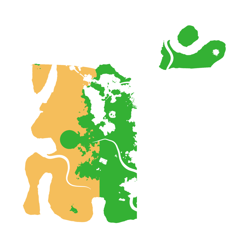 Biome Rust Map: Procedural Map, Size: 3500, Seed: 2054735968