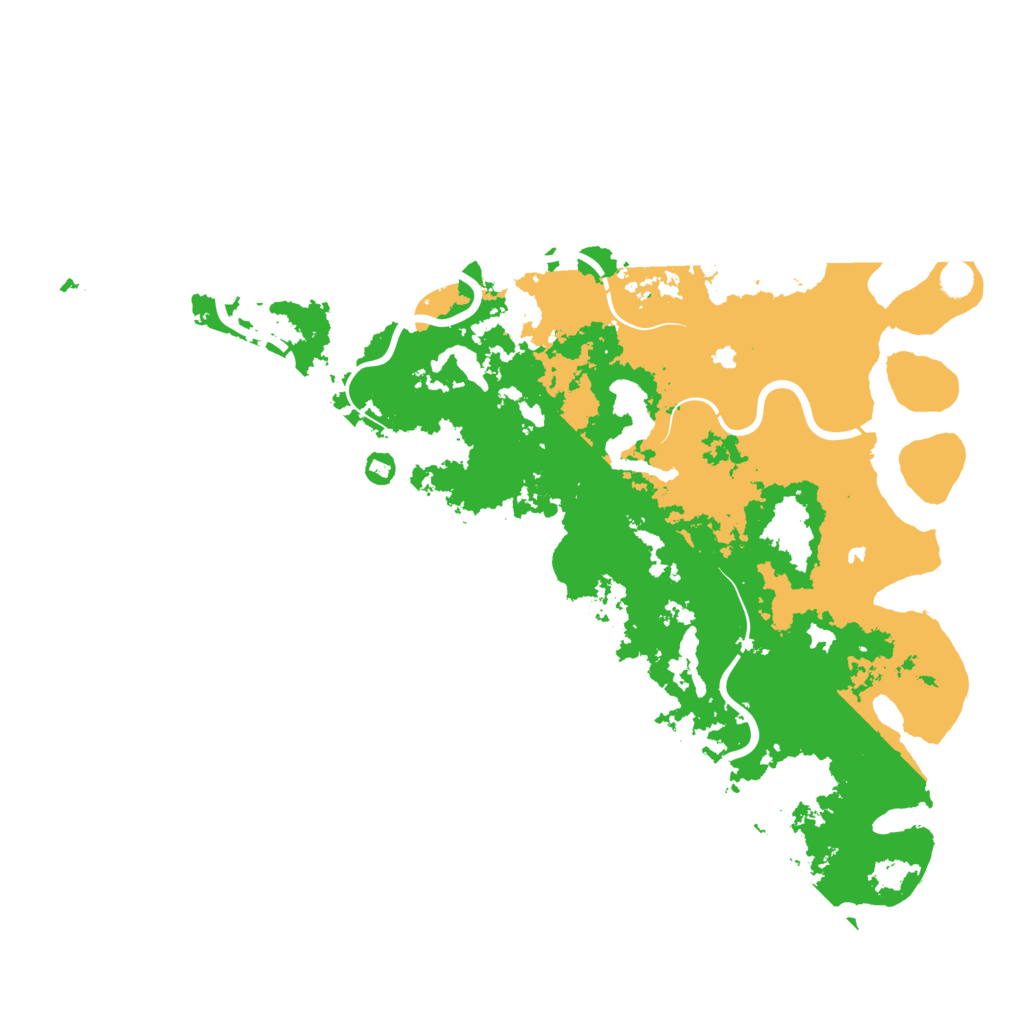 Biome Rust Map: Procedural Map, Size: 5500, Seed: 2895167