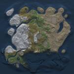 Thumbnail Rust Map: Procedural Map, Size: 3500, Seed: 8690387, 12 Monuments