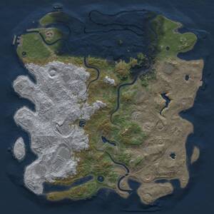 Thumbnail Rust Map: Procedural Map, Size: 4800, Seed: 1531674221, 17 Monuments