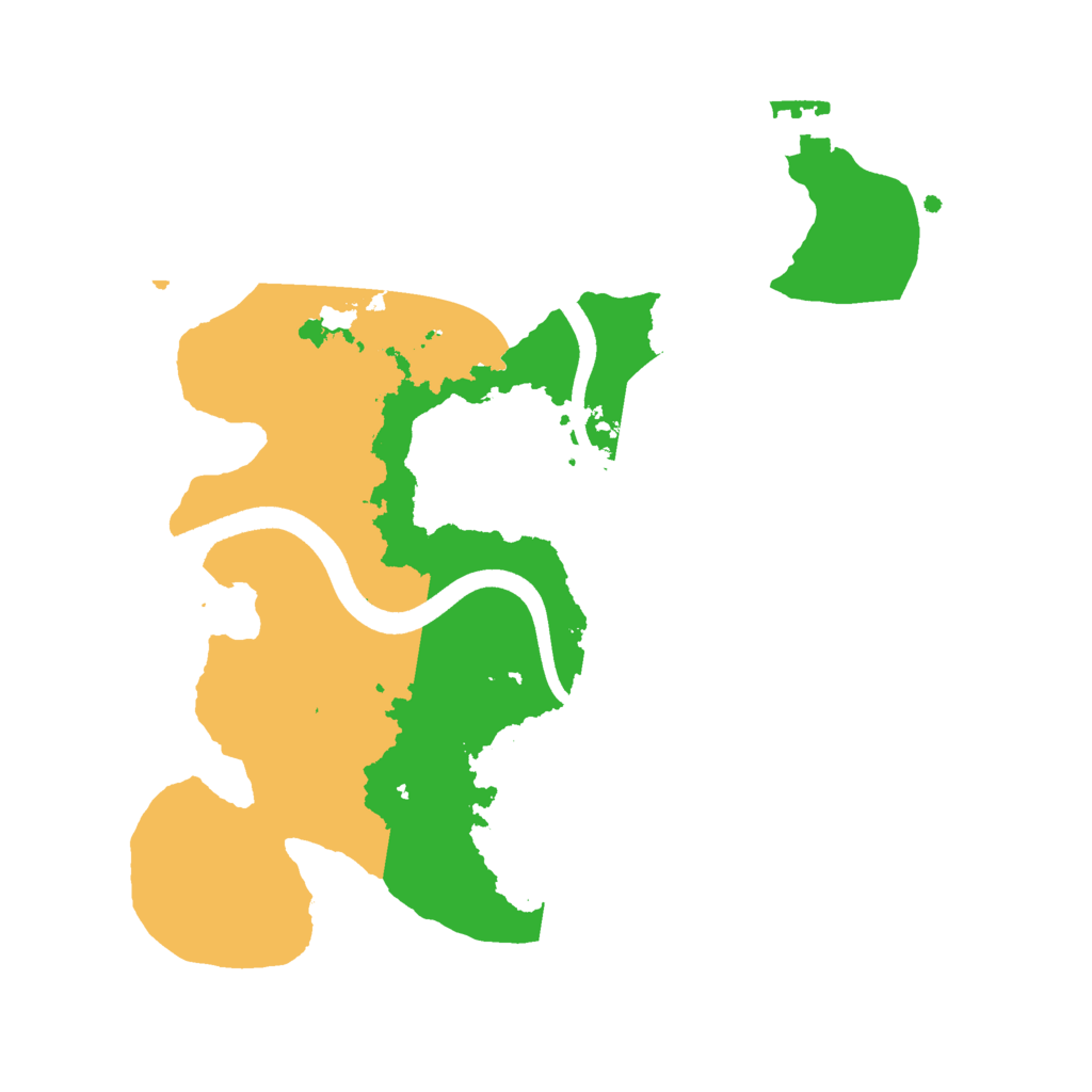 Biome Rust Map: Procedural Map, Size: 2500, Seed: 899985386
