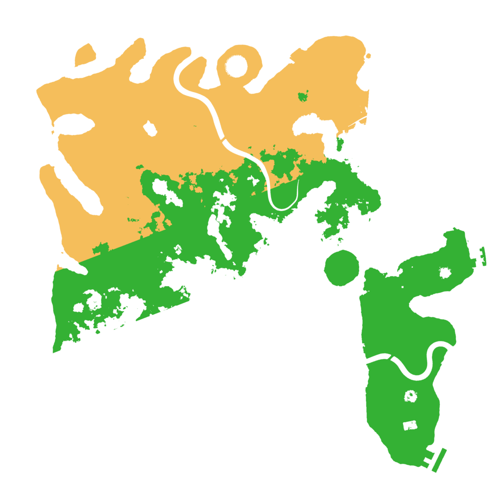 Biome Rust Map: Procedural Map, Size: 4000, Seed: 1458121833