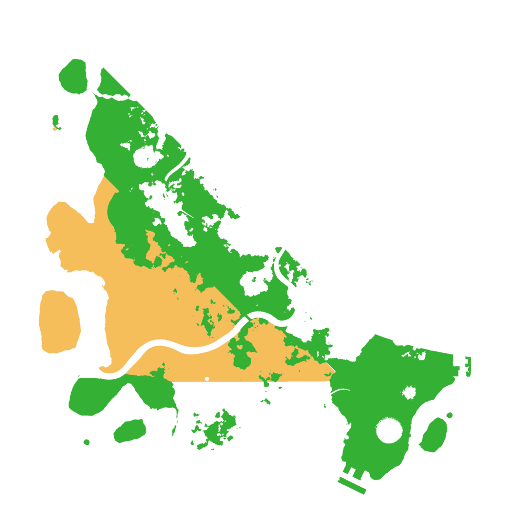 Biome Rust Map: Procedural Map, Size: 3500, Seed: 620770367