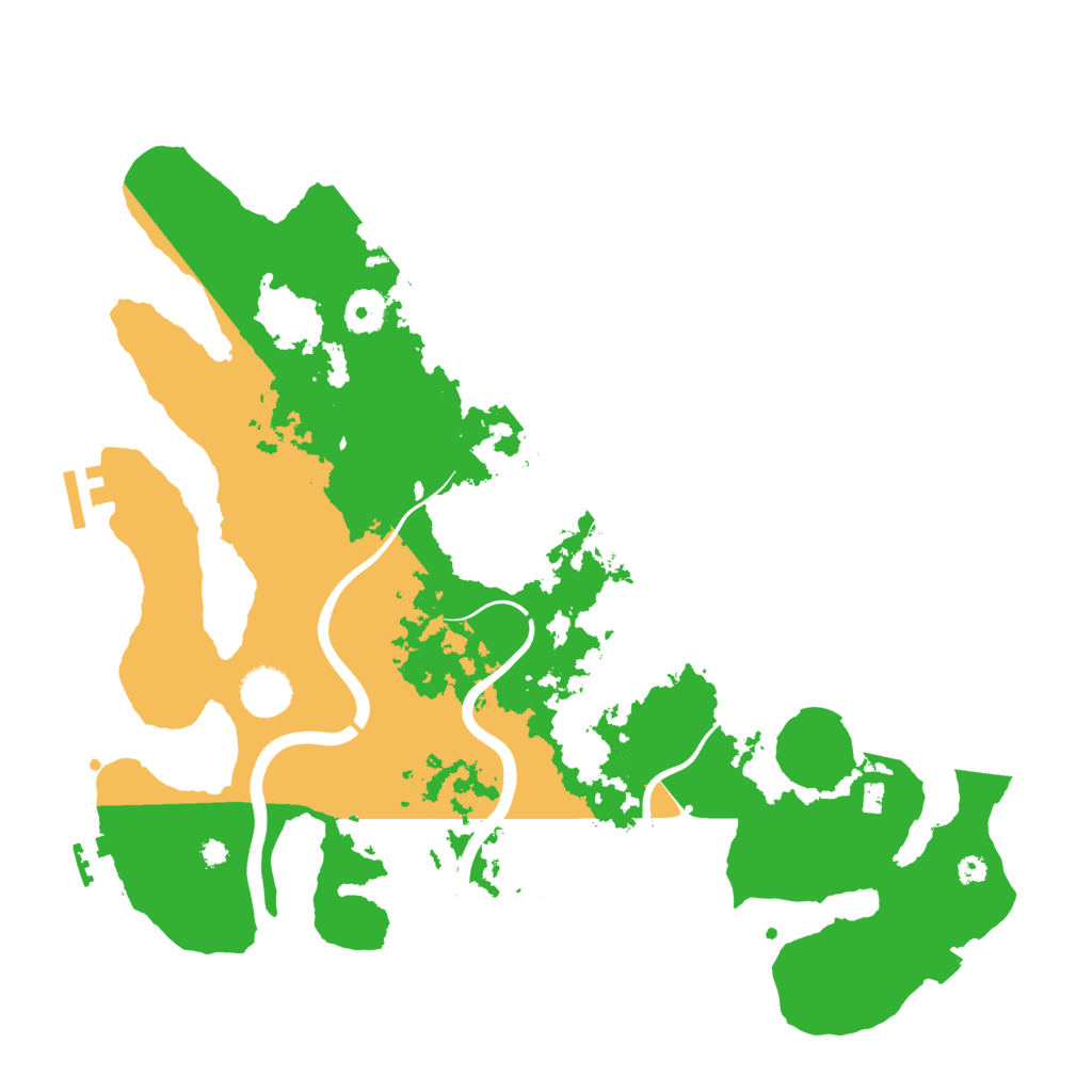 Biome Rust Map: Procedural Map, Size: 3800, Seed: 877548446