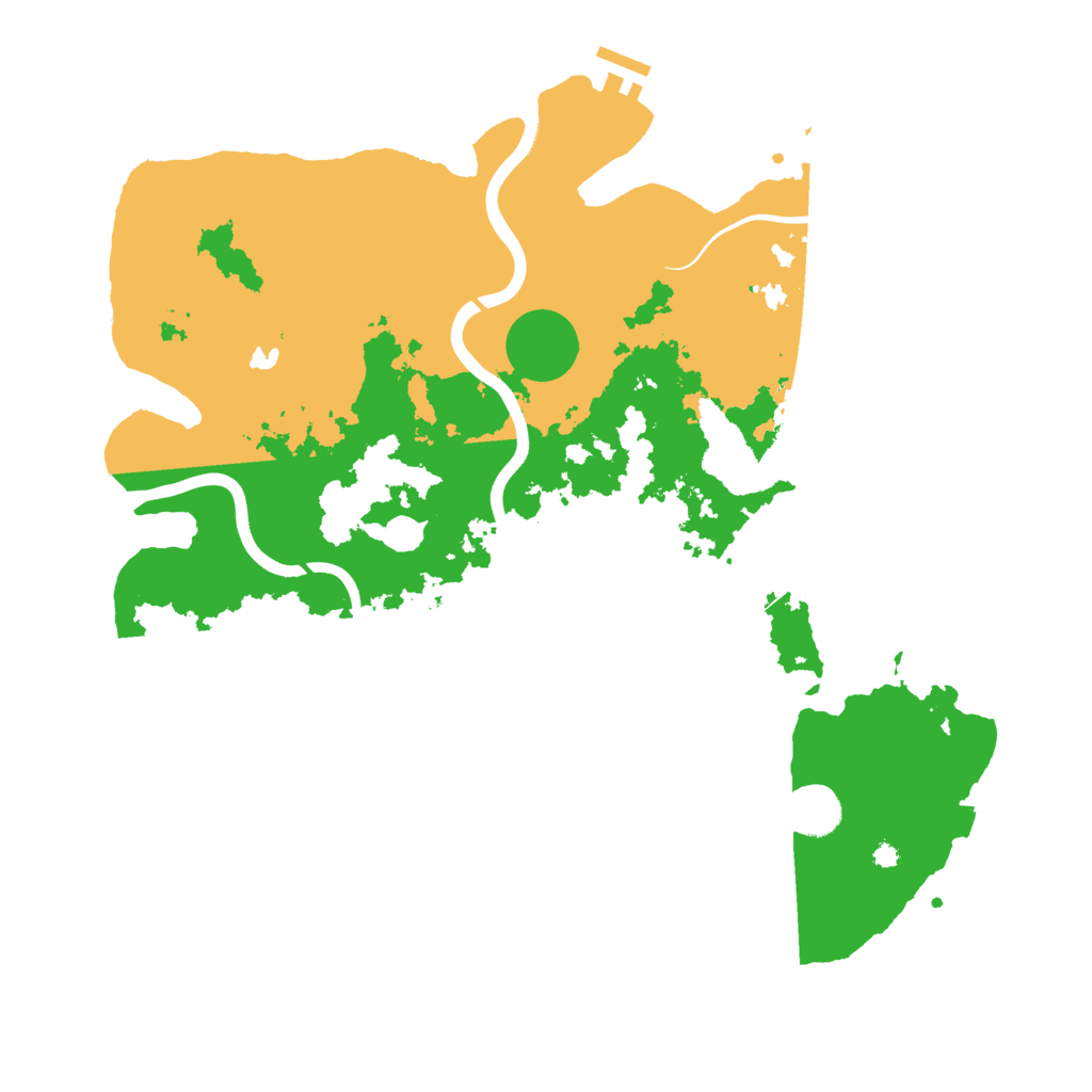 Biome Rust Map: Procedural Map, Size: 4000, Seed: 17203008