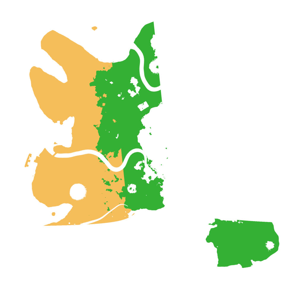 Biome Rust Map: Procedural Map, Size: 3250, Seed: 1400575501