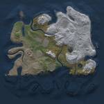 Thumbnail Rust Map: Procedural Map, Size: 3500, Seed: 1440685018, 12 Monuments