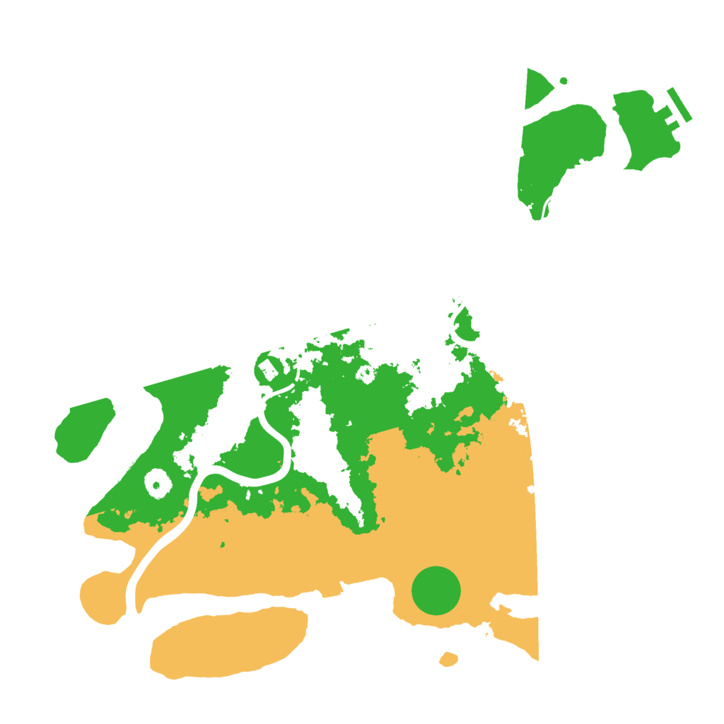 Biome Rust Map: Procedural Map, Size: 3900, Seed: 1623921870