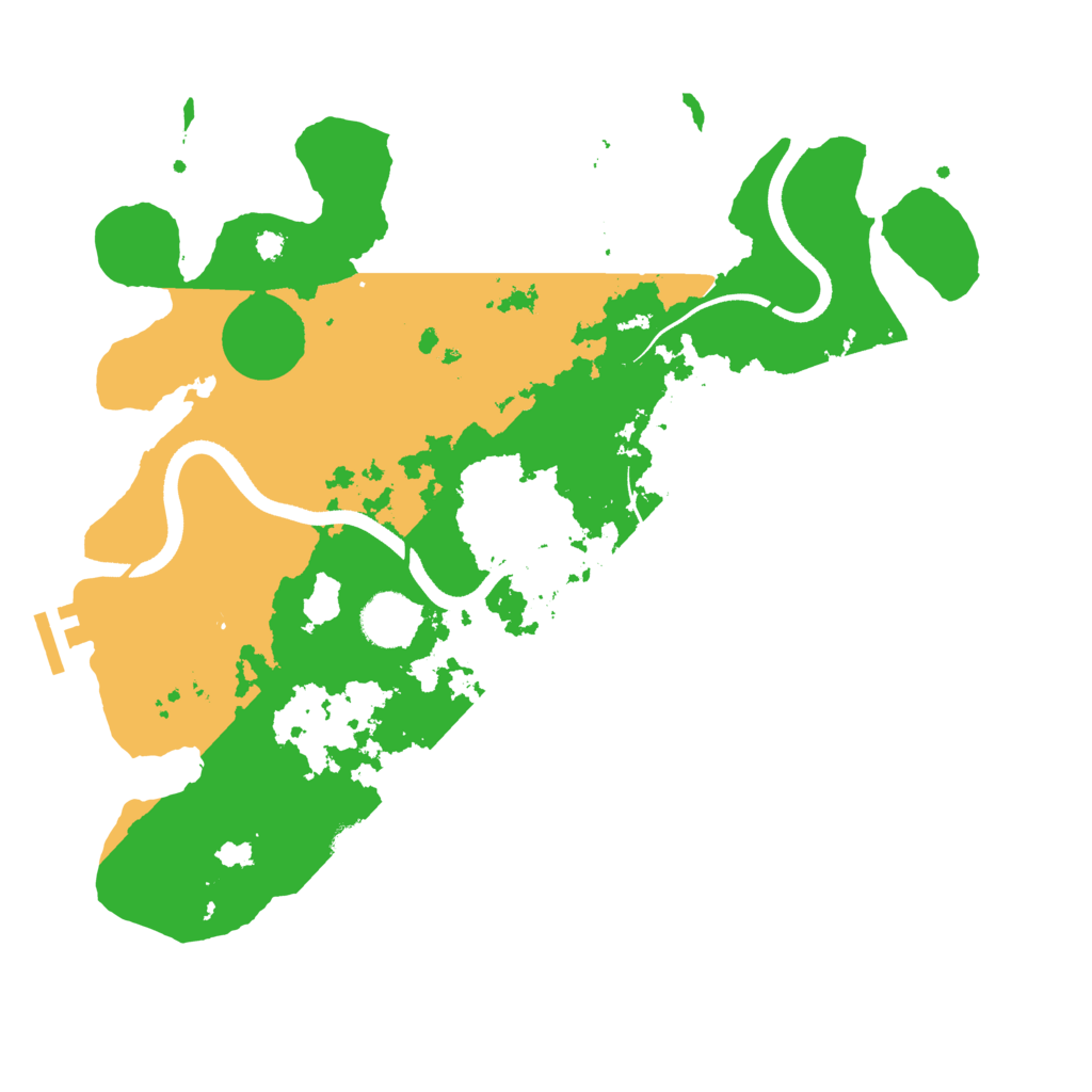 Biome Rust Map: Procedural Map, Size: 3500, Seed: 148831693